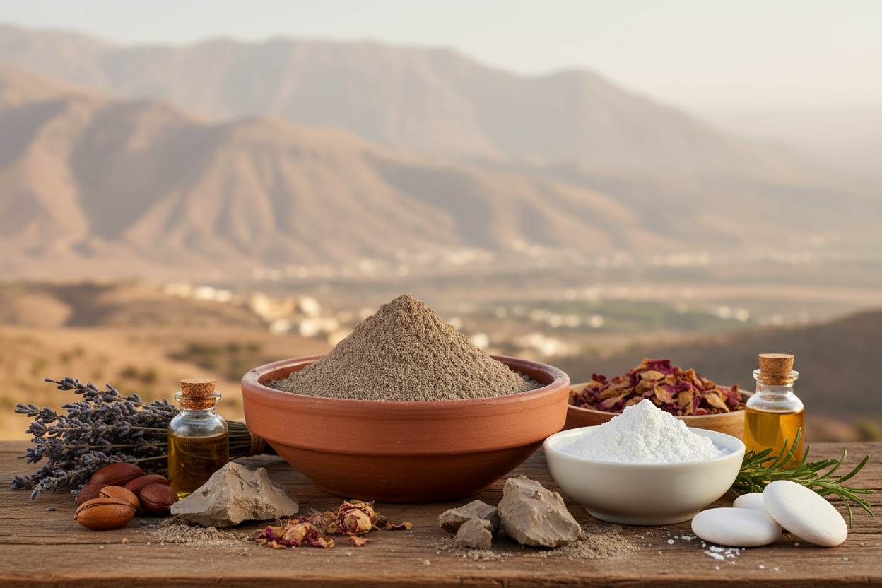 Ghassoul Clay vs. Kaolin Clay: Why Moroccan Clay Wins Every Time