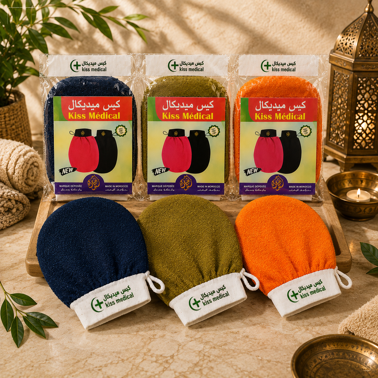 Kessa Gloves – Traditional Moroccan Exfoliating Mitt
