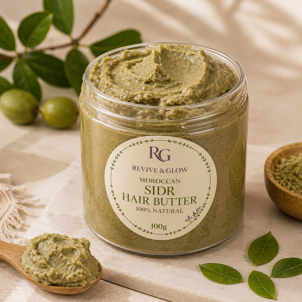 Moroccan Sidr Hair Butter – Nourishing Hair Treatment (100g)