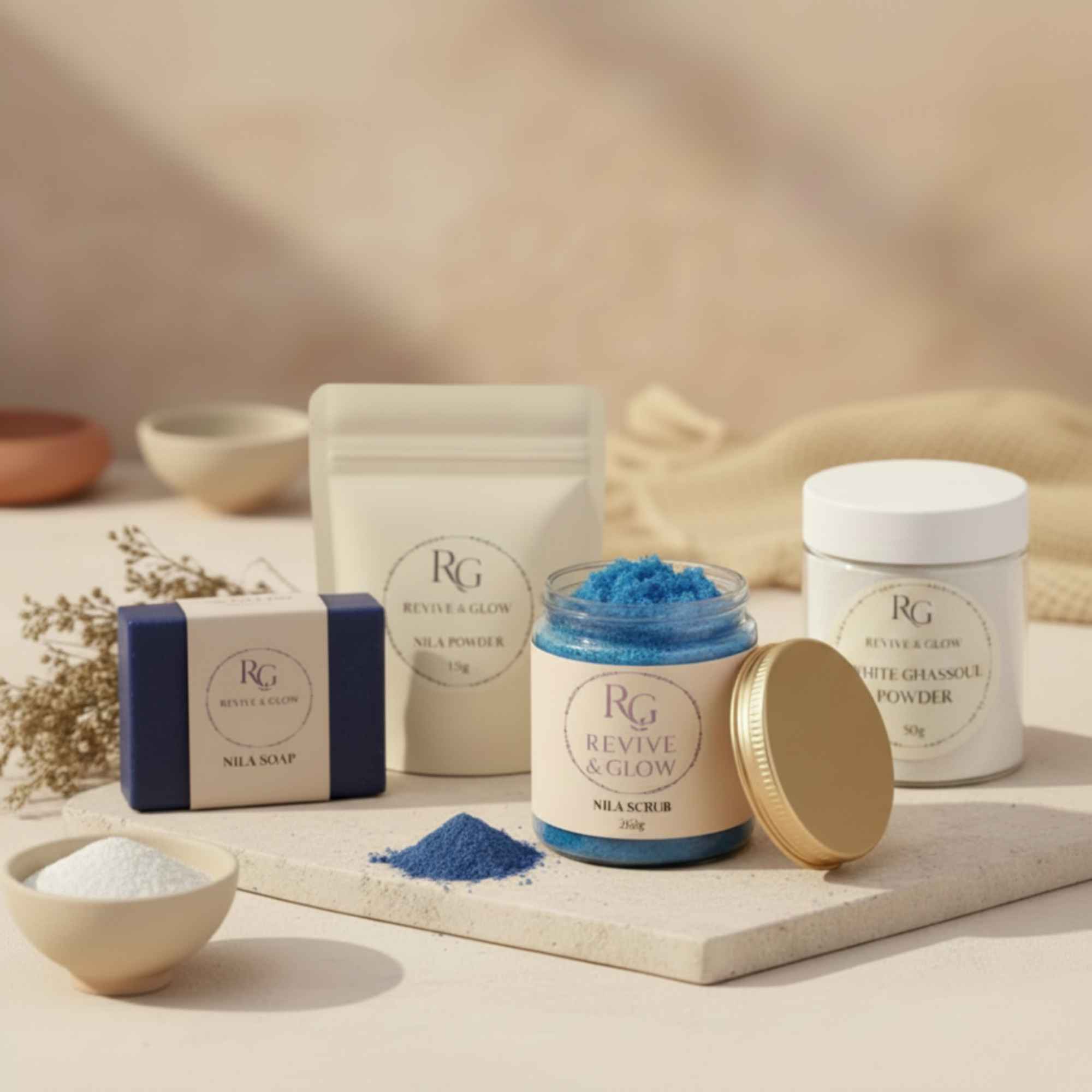 Nila Glow Combo – Complete Cleanse & Scrub Kit