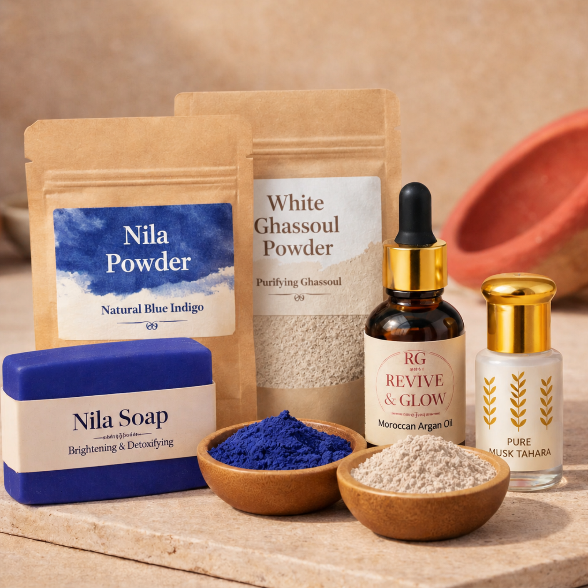 The Exclusive Moroccan Ritual Kit – Cleanse, Glow & Nourish