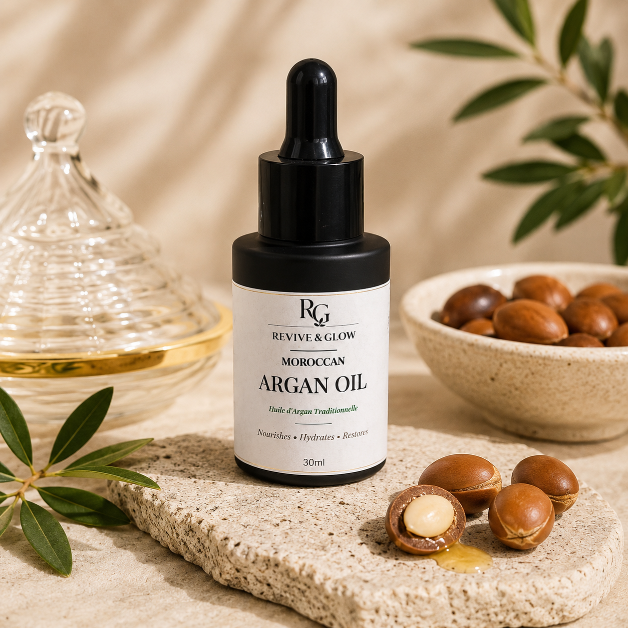 Moroccan Argan Oil – Pure Nourishing Oil (30ml)