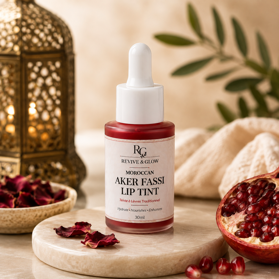 Aker Fassi Lip Tint – Natural Moroccan Red Tint (30ml)