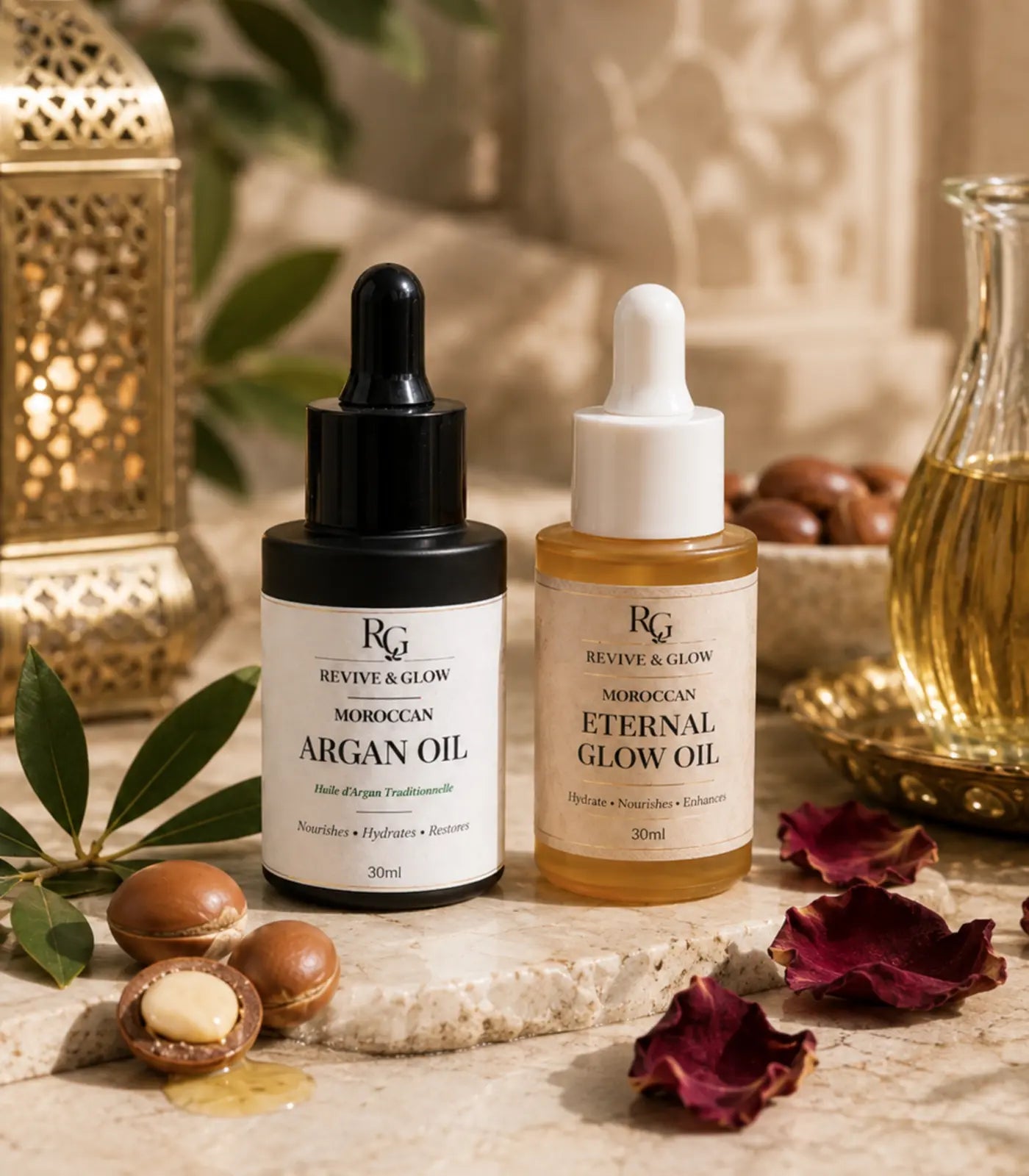 Revive and Glow Moroccan beauty oils